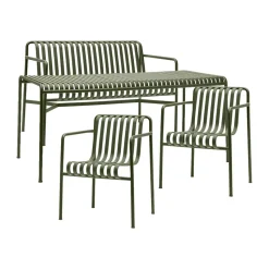 Mesa de comedor Palissade 170x90 cm, Olive green