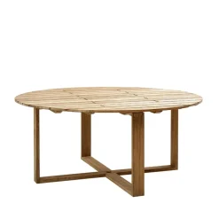 Mesa de comedor redonda Endless teca, Ø170 cm