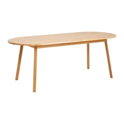 Mesa de comedor Triangle Leg, roble aceite, 200x85 cm