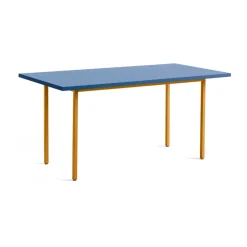 Mesa de comedor Two-Colour 82x160 cm, Ochre-blue
