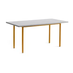 Mesa de comedor Two-Colour 82x160 cm, Ochre-light grey