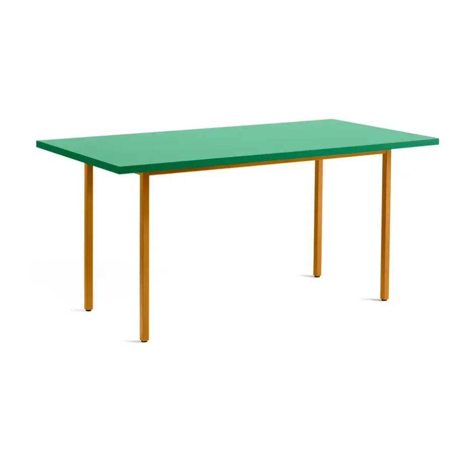 Mesa de comedor Two-Colour 82x160 cm, Ochre-green mint