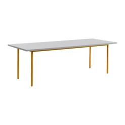 Mesa de comedor Two-Colour 90x240 cm, Ochre-light grey