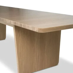 Mesa de comedor Vaud, Roble blanqueado, 2 extensiones