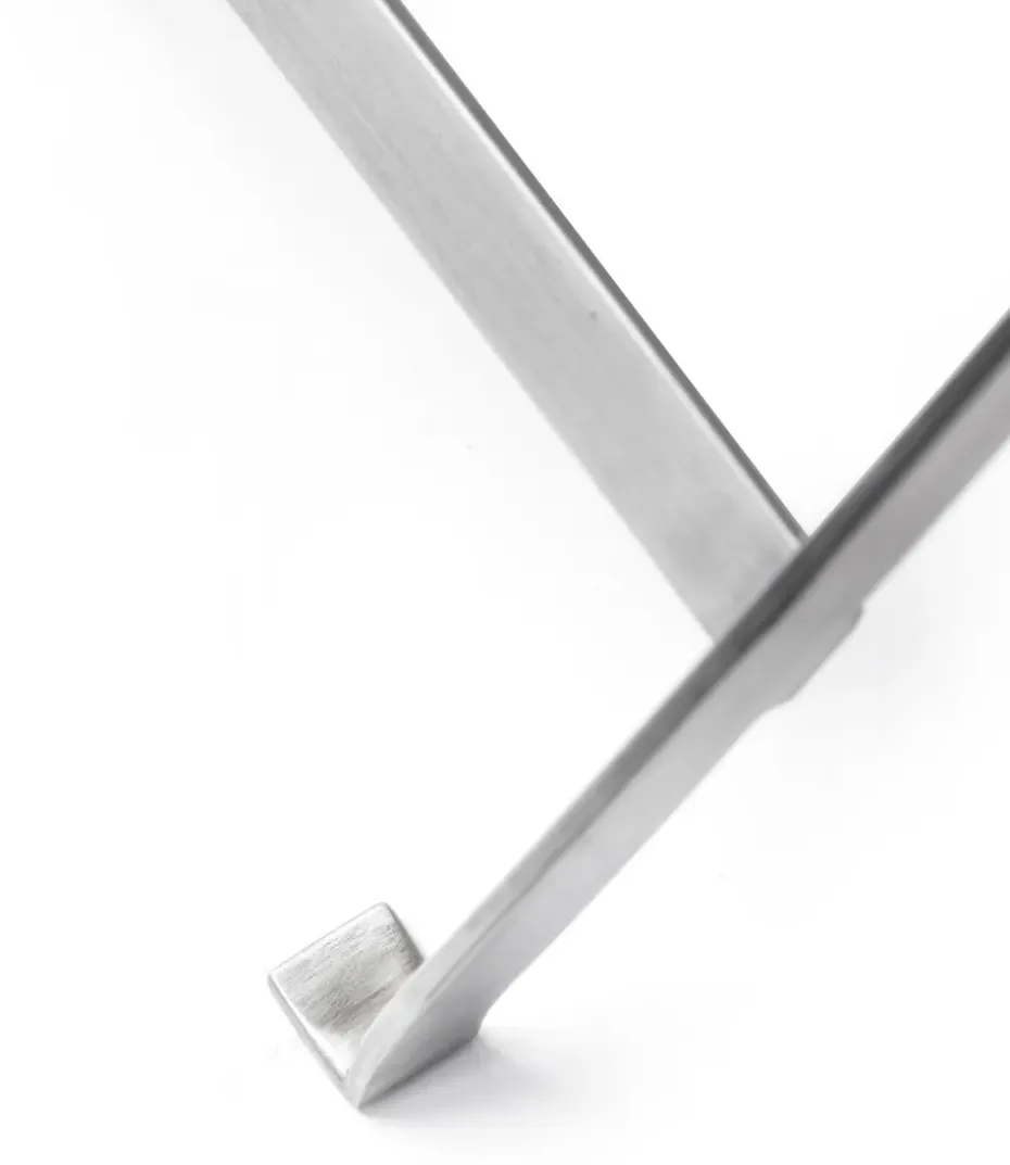 Mesa de exterior M26 Lilleø, Teak-acero inoxidable