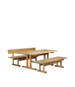 Mesa de jardín M17 Ermelunden, Ash nature oiled