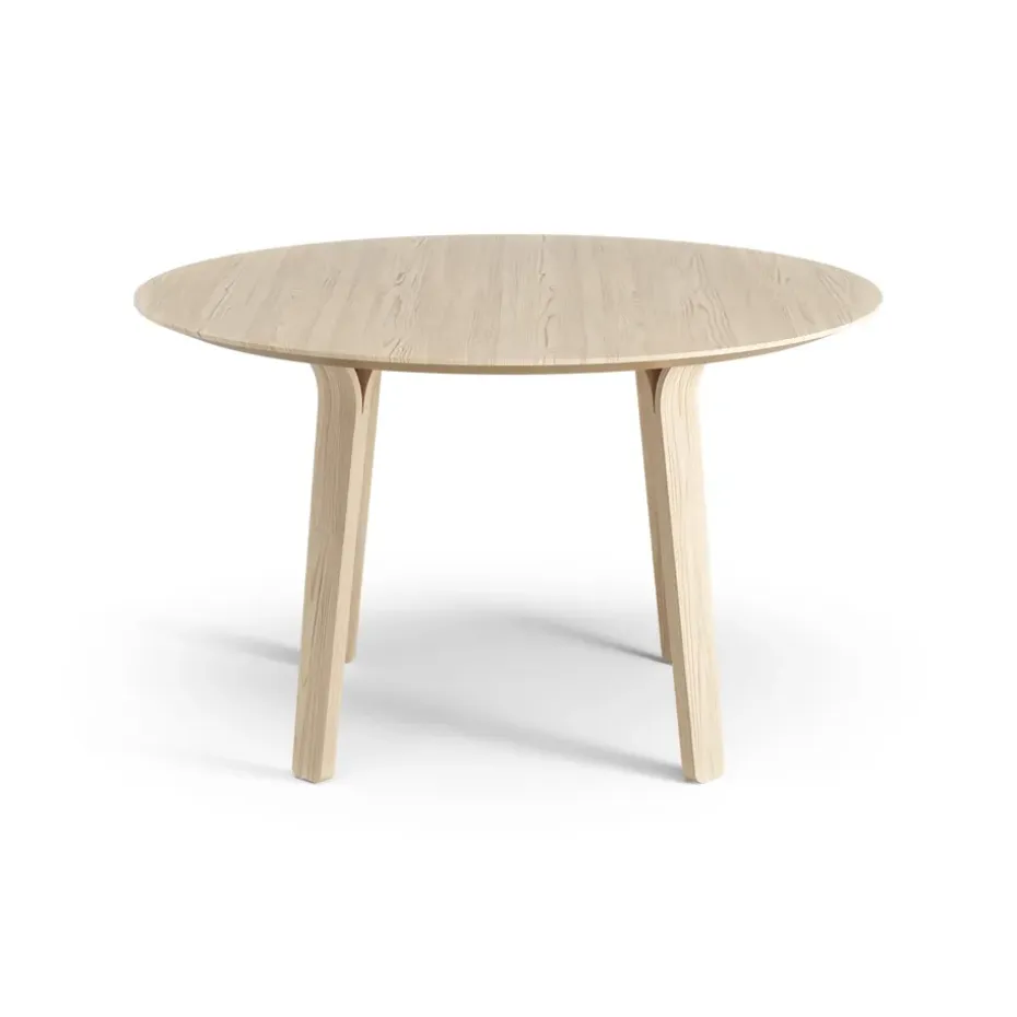 Mesa Divido Ø120 cm, fresno lacado