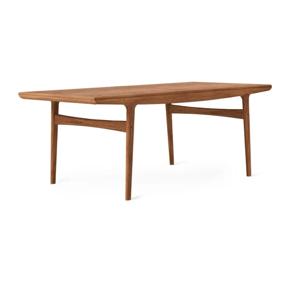 Mesa Evermore con 2 extensiones de 45 cm cada una, Teak oiled oak, 190 cm