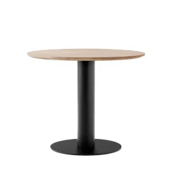 Mesa In Between SK11, Roble aceitado, soporte de metal negro mate
