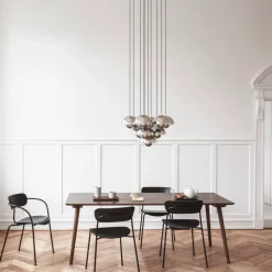 Mesa In Between SK5, Roble lacado ahumado