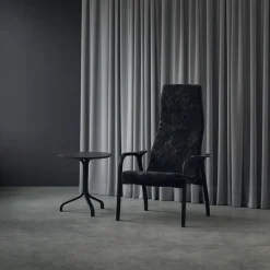 Mesa Lamino 49 cm, Haya teñida de negro