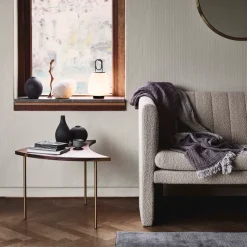 Mesa lateral Pinwheel HM7, Nogal