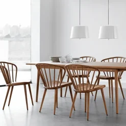 Mesa Miss Holly, 175x100 cm, Abedul aceitado blanco