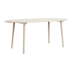 Mesa Miss Tailor, Abedul claro laca mate, 180x90 cm