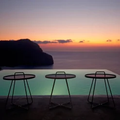 Mesa On the move Ø44 cm, Dark green