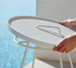 Mesa On the move Ø44 cm, Dusty green