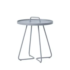 Mesa On the move Ø44 cm, Light grey