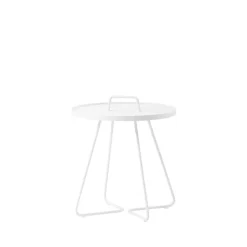 Mesa On the move Ø37 cm, White