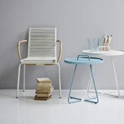 Mesa On the move Ø37 cm, White