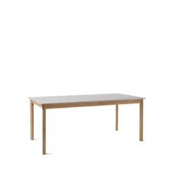 Mesa Patch HW1, Beige arizona, estructura de roble aceitado blanco