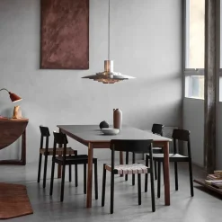 Mesa Patch HW1, Griogo londra, base de roble aceitado ahumado