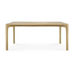 Mesa PI, Roble aceitado con cera dura, 180 x 90 x 76 cm