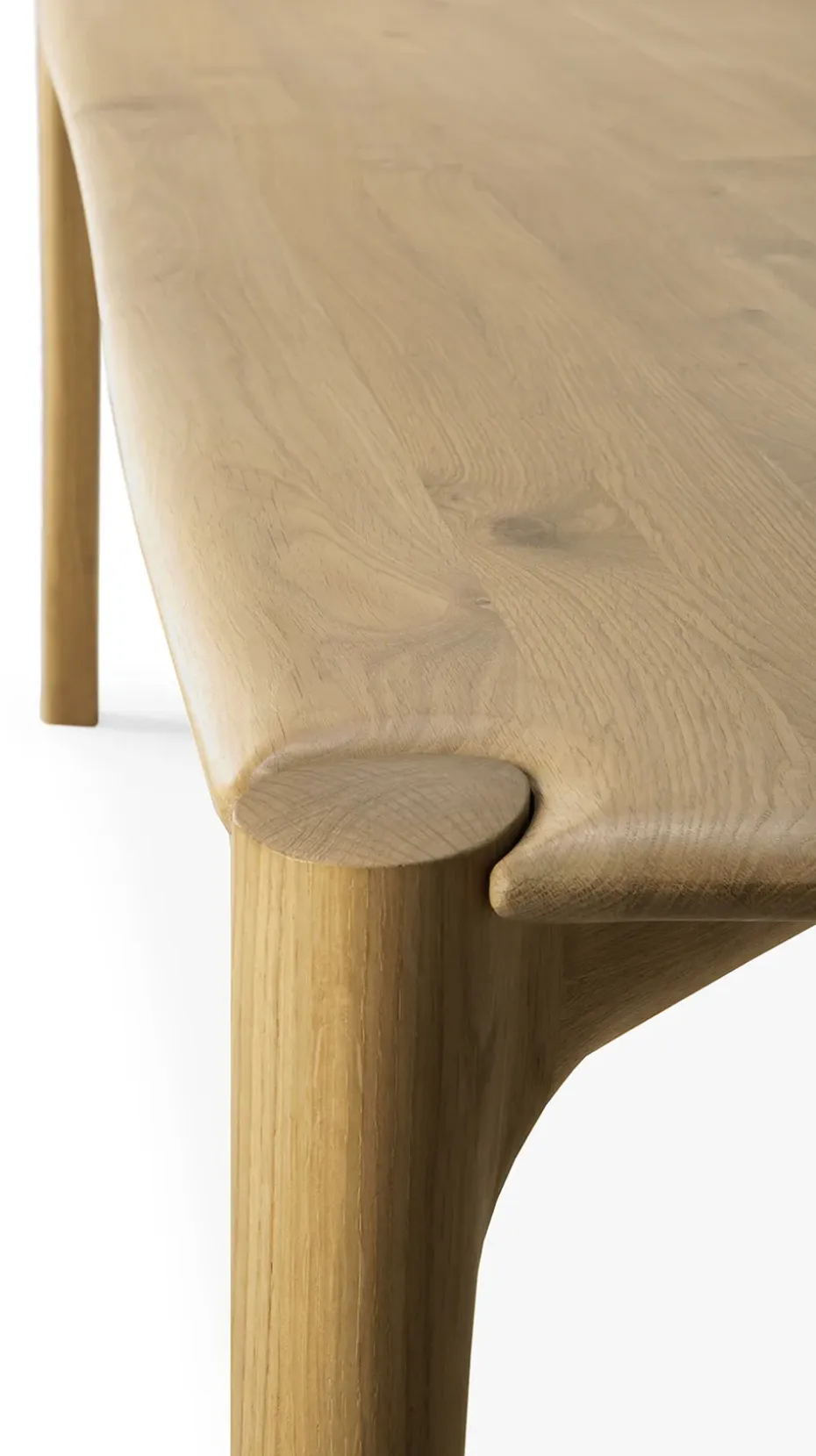 Mesa PI, Roble aceitado con cera dura, 180 x 90 x 76 cm