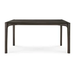 Mesa PI, Teca dark brown, 160x80 cm