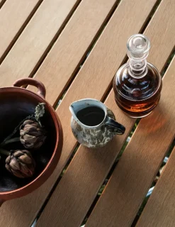 Mesa Pia Ø70 cm, Soporte de acero lacado blanco - roble aceitado