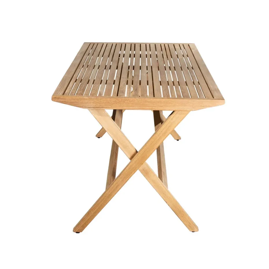 Mesa plegable Flip 140x80x72,5 cm, Teak