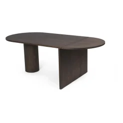 Mesa Pylo 210x100x74 cm, Dark stained oak