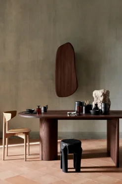 Mesa Pylo 210x100x74 cm, Dark stained oak