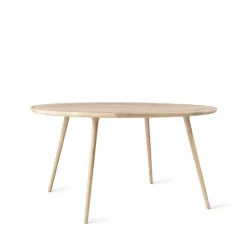 Mesa redonda Accent, Roble pigmento blanco lacado mate, ø140 cm