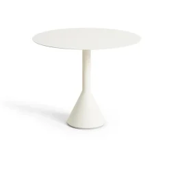 Mesa redonda de café Palissade Cone, Cream white, Ø90 cm