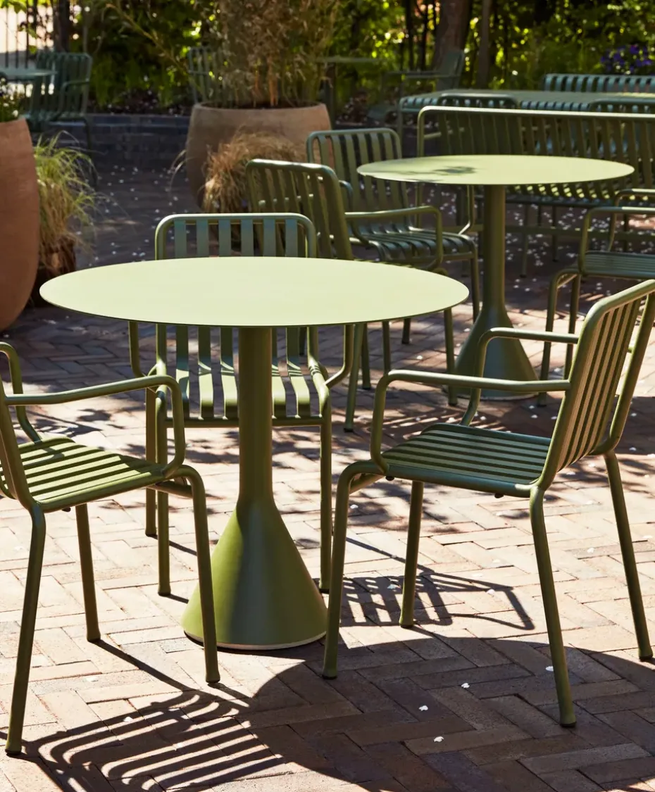 Mesa redonda de café Palissade Cone, Olive, ø90