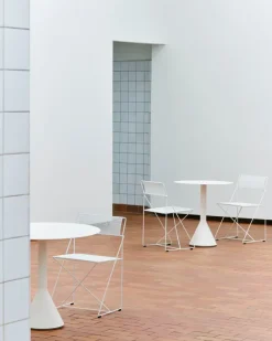 Mesa redonda de café Palissade Cone, Cream white, Ø70 cm