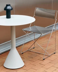 Mesa redonda de café Palissade Cone, Cream white, Ø70 cm