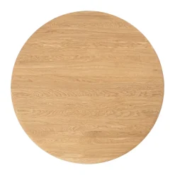 Mesa redonda Slab grande Ø120 cm, Natural