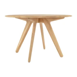 Mesa redonda Slab grande Ø120 cm, Natural