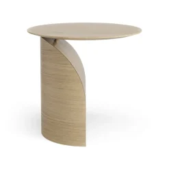 Mesa Savoa H50 cm, roble lacado