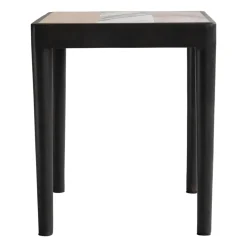 Mesa Tairu 38x38 cm striped, peach-Calacatta-Yellow