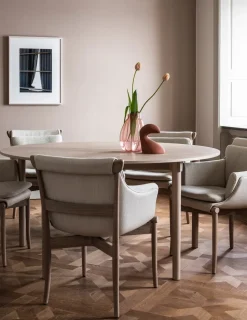 Mesa Tak Ø120 cm, Roble-natural