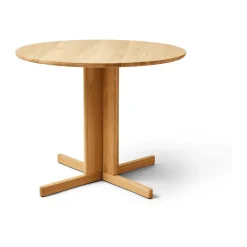 Mesa Trefoil Ø90 cm, Roble