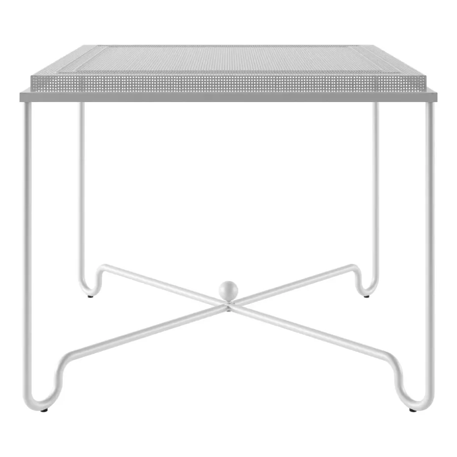 Mesa Tropique 90x90x75 cm, Classic white semi matt