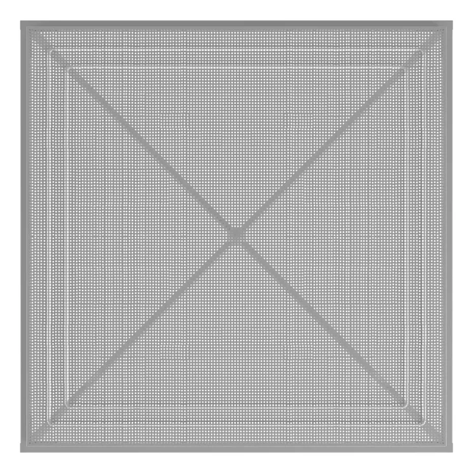 Mesa Tropique 90x90x75 cm, Classic white semi matt