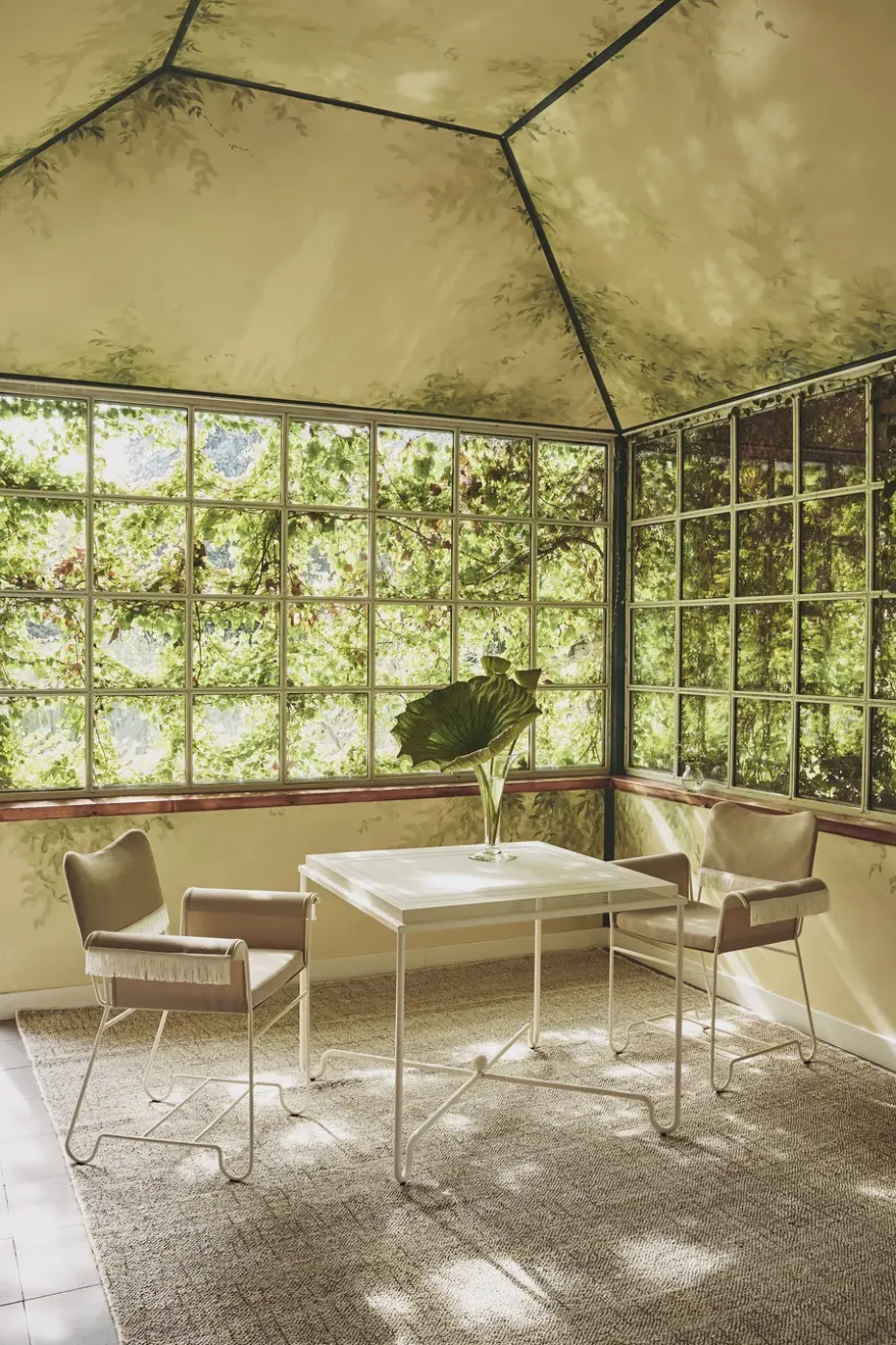 Mesa Tropique 90x90x75 cm, Classic white semi matt