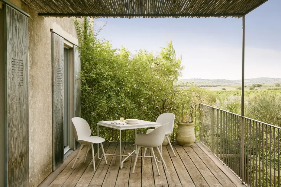 Mesa Tropique 90x90x75 cm, Classic white semi matt