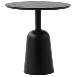 Mesa Turn ajustable Ø55 cm, negro