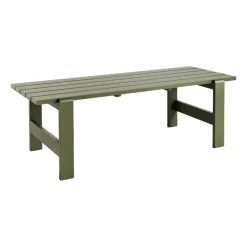 Mesa Weekday 230x83 cm en pino lacado, Oliva