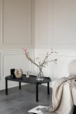 Mesa Woody 50x105 cm, Black stained oak